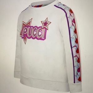 Pucci girls logo sweatshirt